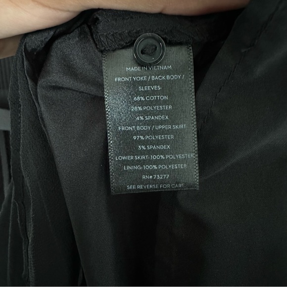 Simply Vera wang black ruched dress - Picture 2 of 5